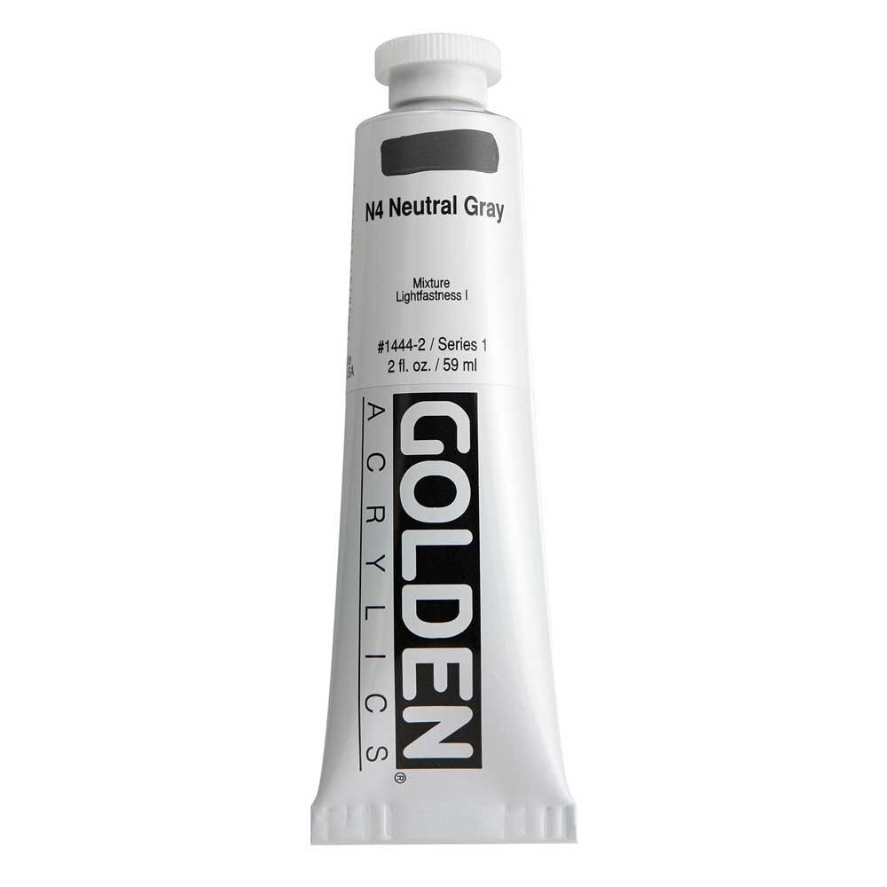 Golden Heavy Body Acrylic Tube 2oz Neutral Gray 4